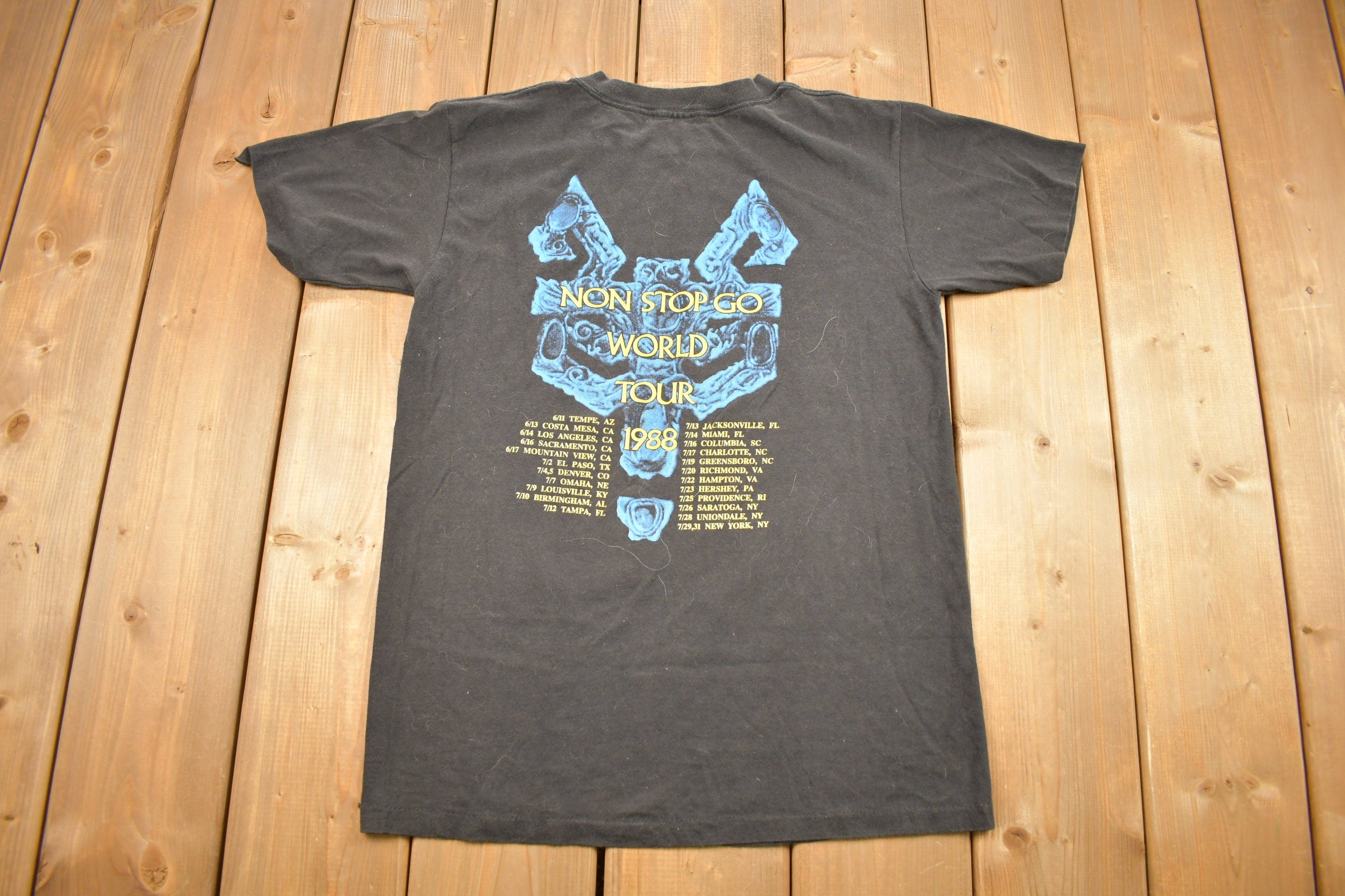 Vintage 1988 Non Stop Go World Tour Robert Plant T-shirt