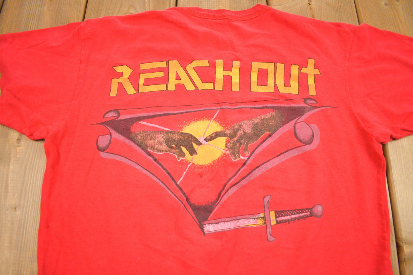 Vintage 1986 Stryper Reach Out Band T-Shirt / Band Tee / Single Stitch / Music Promo / Premium Vintage