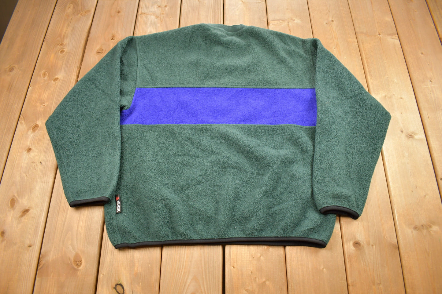 Vintage 1990s EB-TEK Eddie Bauer Fleece Crew Neck Sweater / Sportswear / 90s Sweater / Streetwear / Outdoorsman / Made In Canada