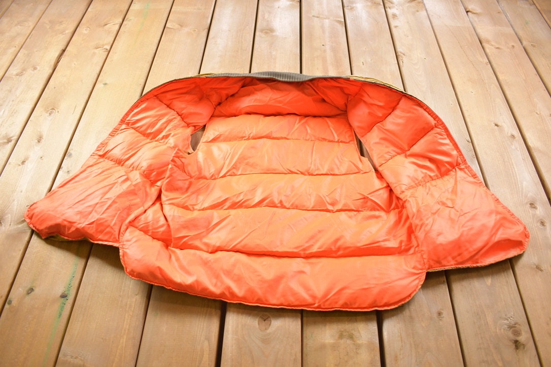Vintage 1990s  Nylon Puffer Reversible Hunting Vest