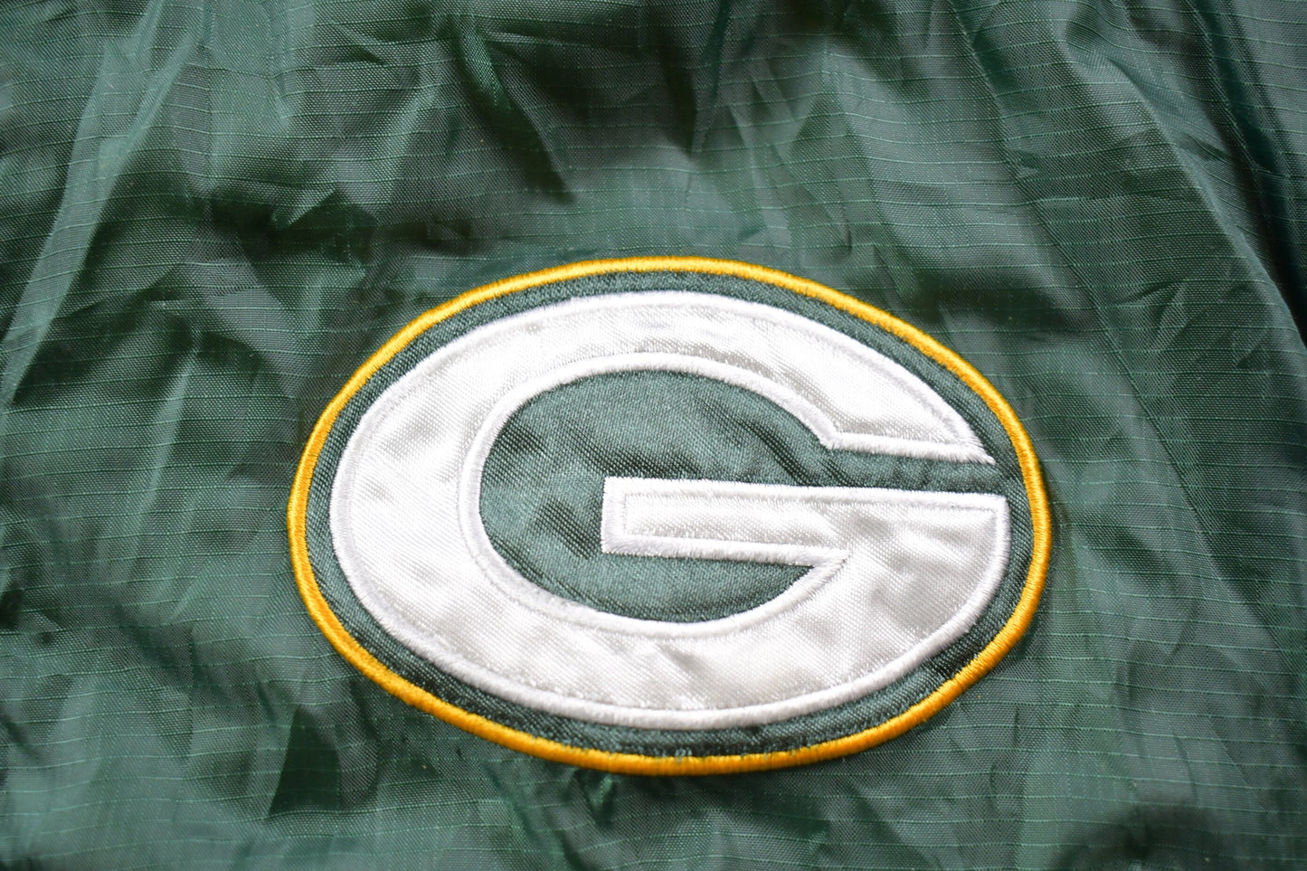 Vintage 1990s Green Bay Packers Logo  Fleece Lined Convertible Jacket / Vintage Logo / Streetwear / 1990s NFL / Embroidered / Outerwear