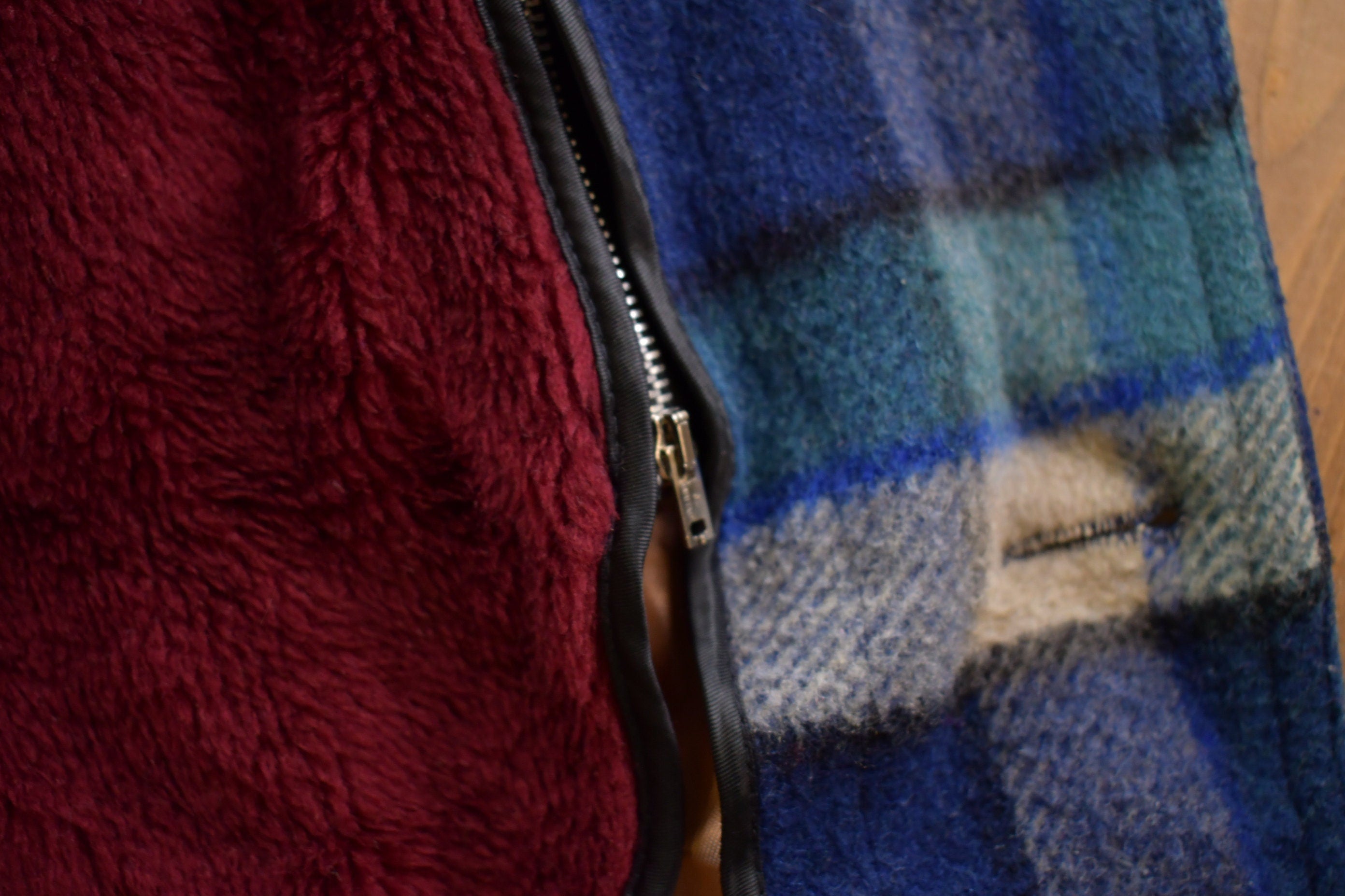 Vintage 1970s Buffalo Club Wool Lined Plaid Jacket