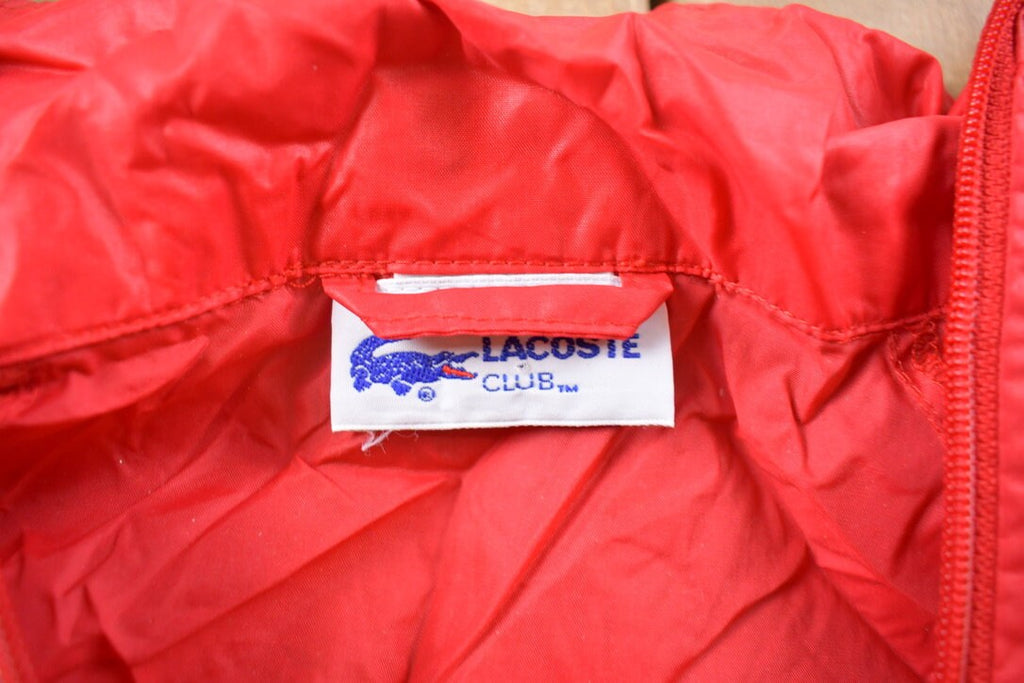 Vintage 1990s Lacoste Full Zip Windbreaker Jacket