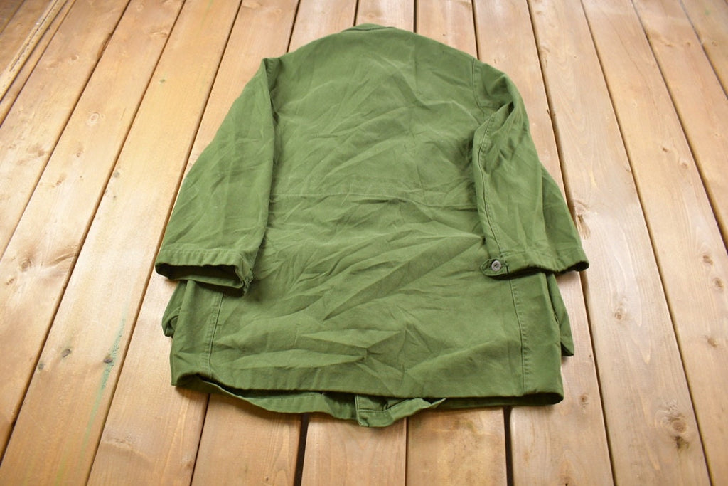 Vintage 1960's Military Button Up Jacket