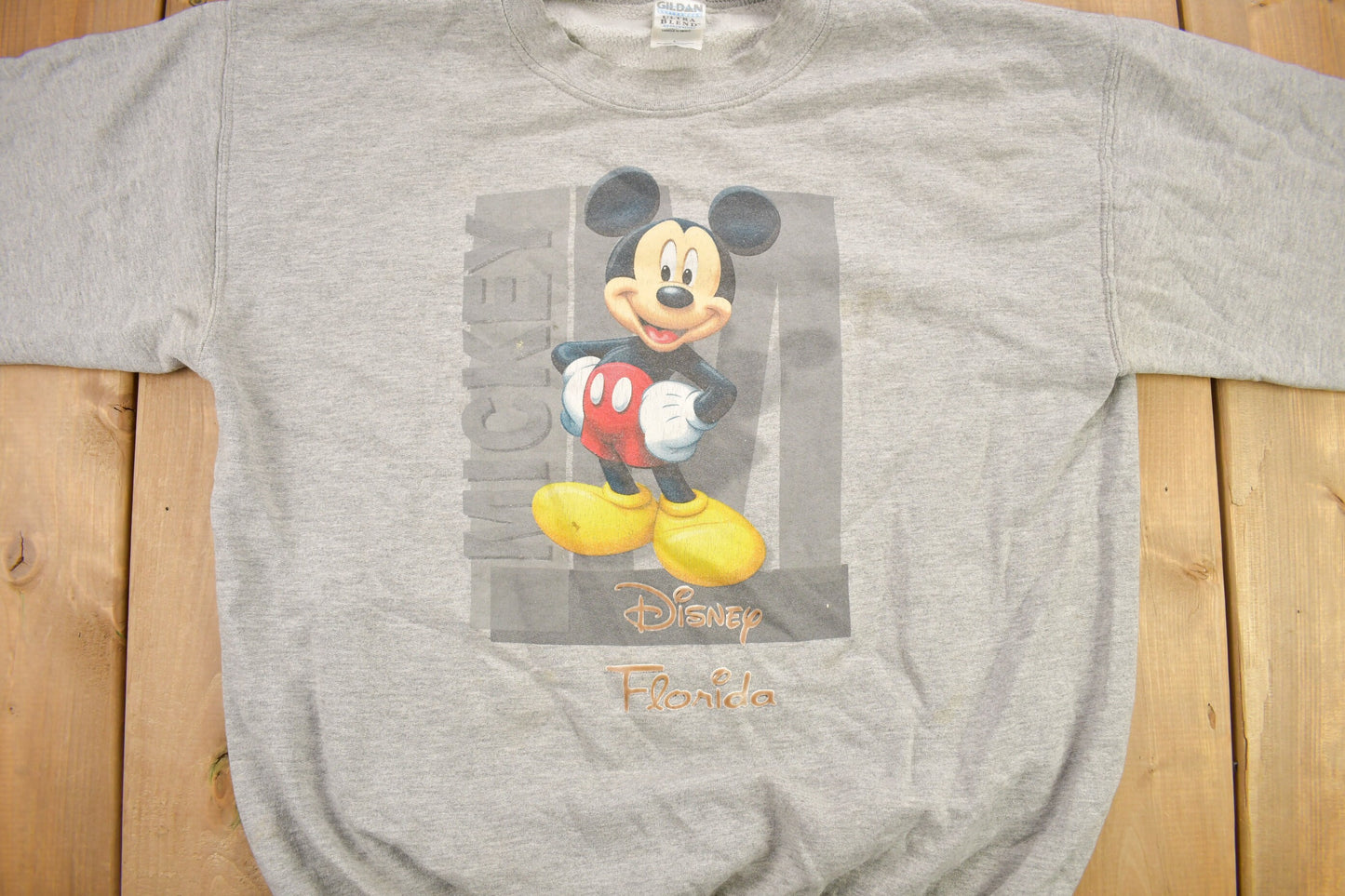 Vintage 1990s Disney Florida Mickey Mouse Crewneck / Vintage Sweatshirt / Vintage Disney / Mickey Sweater