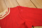 Vintage 1960s Barry Collegiate Knitted Crewneck Sweater