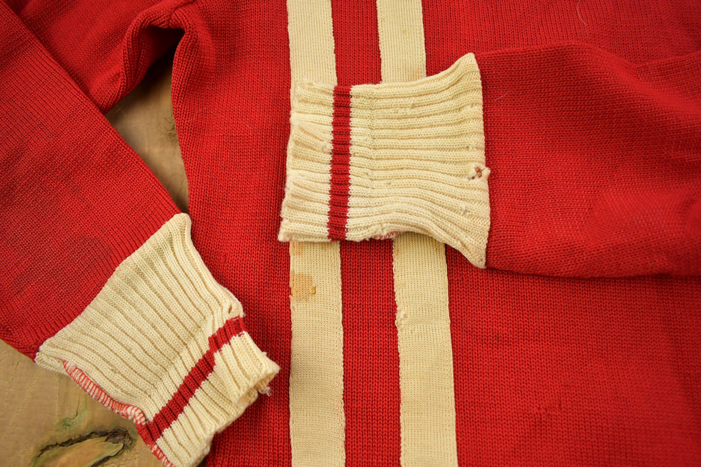 Vintage 1960s Barry Collegiate Knitted Crewneck Sweater