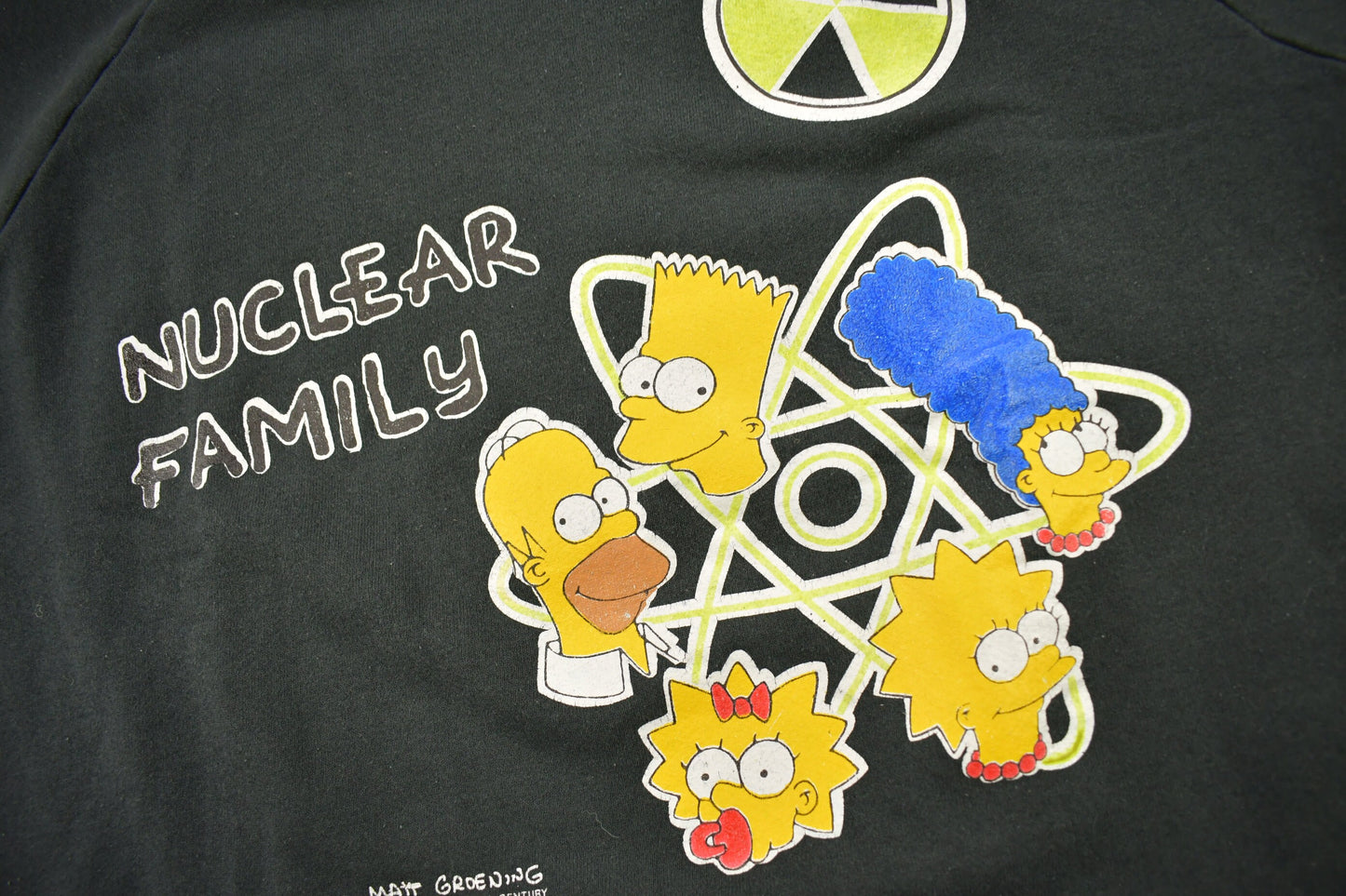 Vintage 1990 The Simpsons Nuclear Family Graphic Crewneck Sweatshirt / 90s Crewneck / Made In USA / Streetwear