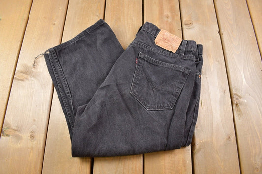 Vintage 1990s Levi's 505 Red Tab Jeans Size 34 x 20.5 / 1990s Denim / Streetwear Fashion / Vintage Denim / Vintage Levi's / Capris