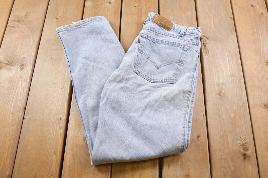 Vintage 1990s Levi's Signature 540 Brown Tab Jeans Size 31 x 30