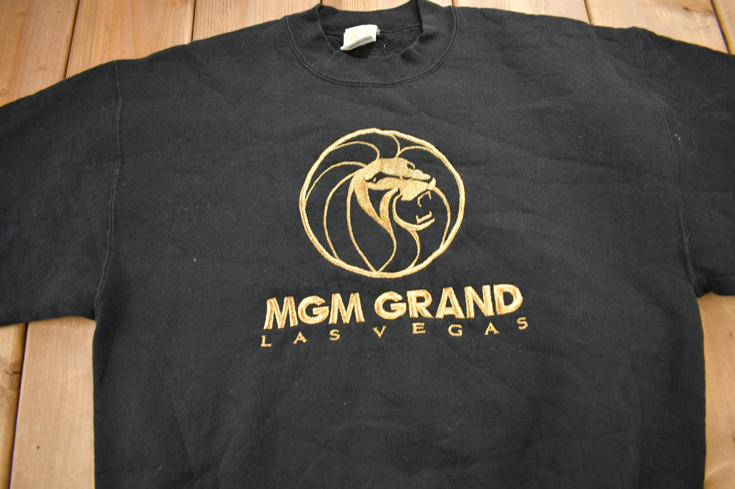 Vintage 1993 MGM Grand Las Vegas Casino Crewneck Sweatshirt / Made In USA / Souvenir Sweater / Embroidered / Travel And Vacation