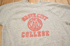 Vintage 1970s Grove City College Collegiate Raglan Crewneck