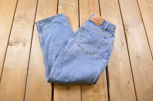 Vintage 1990s Levi's 550 Orange Tab Husky Jeans Size 29 x 34 / 1990s Denim / Streetwear Fashion / Vintage Denim / Vintage Levi's