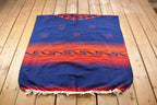 Vintage 1970s Aztec Print New Mexico Poncho
