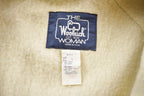 Vintage 1980s Woolrich Womens Blanket Lined Hooded Jacket