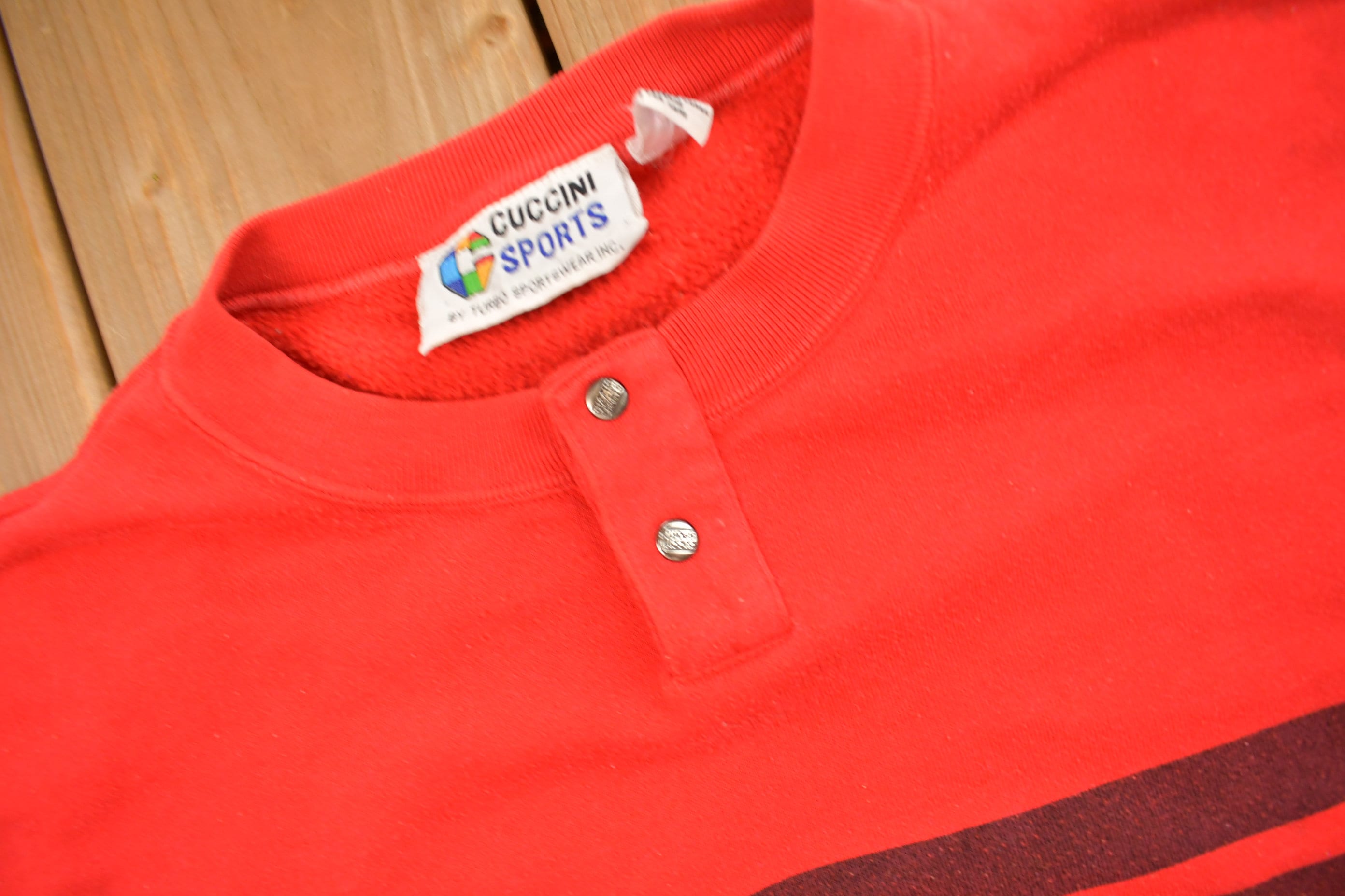 Vintage 1970s Dr Dunk Darnell Hillman NBA Henley Sweatshirt