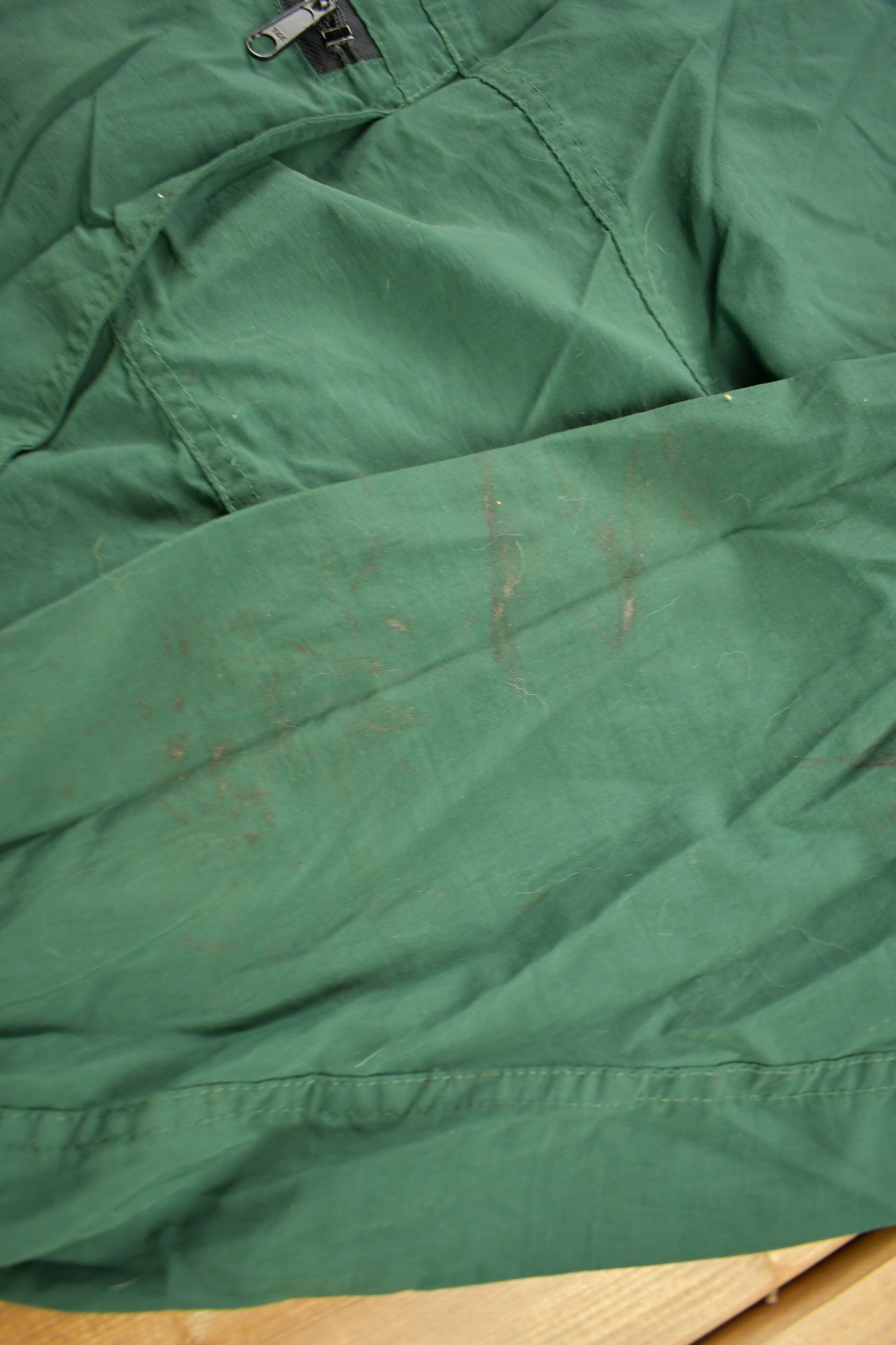 Vintage 1980s Woolrich Quarter Zip Windbreaker Jacket