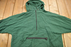 Vintage 1980s Woolrich Quarter Zip Windbreaker Jacket