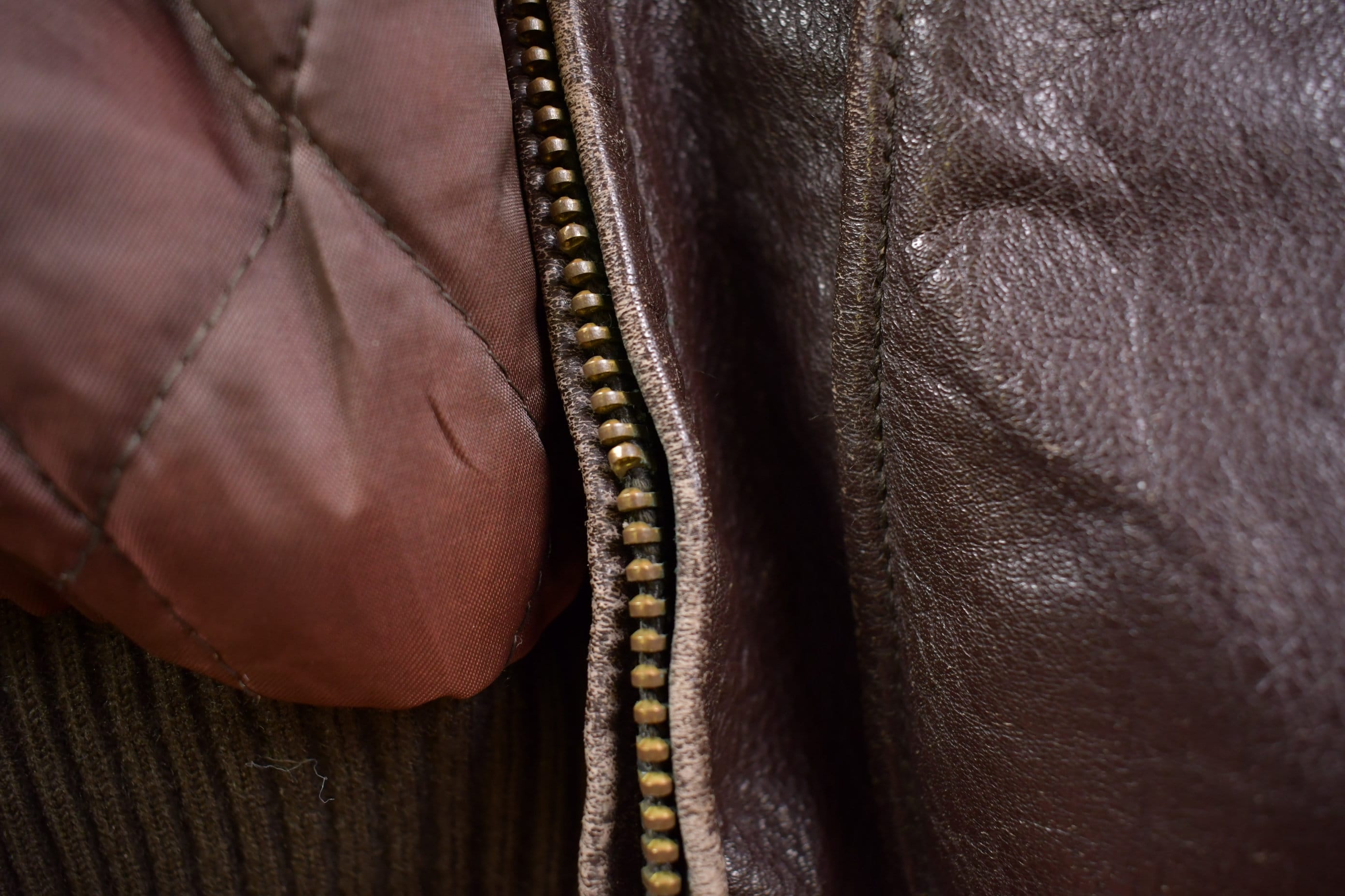 Vintage 1990s Lakeland Brown Leather Jacket