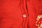 Vintage 1944 Embroidered Collegiate Knit Cardigan Sweater