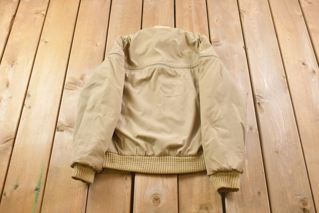 Vintage 1990s Lakeshire Wool Lined Bomber