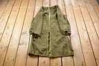 Vintage 1950s US Military Wool Button Up Liner