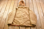 Vintage 1989 Carhartt 100 Years Red Quilt Lined Traditional Coat With Snap On Hood