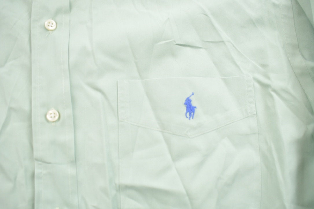 Vintage 1990s Ralph Lauren Polo Blank Button Up Shirt / 1990s Button Up / Vintage Polo / Basic Button Up / Ralph Lauren Vintage / 90s Polo