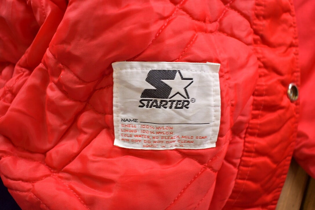 Vintage 1980s St. Louis Cardinals Satin Bomber Starter Jacket Athletic Sportswear