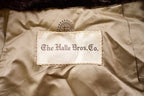 Vintage 1970's The Halle Bros Co. Brown Sheared Beaver Fur Coat