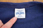 Vintage 1990s Long Johns Blank Thermal Crewneck Sweatshirt