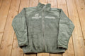 Vintage 1990s Official US Army Issue Zip Up Fleece Sweater