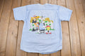 Vintage 1990s Looney Tunes Embroidered Button Up Denim Shirt