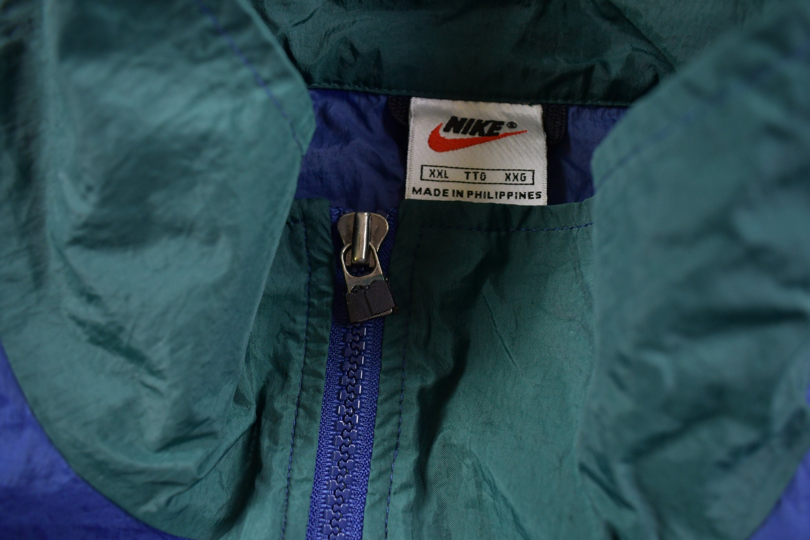 Vintage 1990s Nike Color Block Windbreaker Jacket