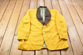 Vintage 1950s Uniforms By Fechheimer Yellow Button Up Blazer