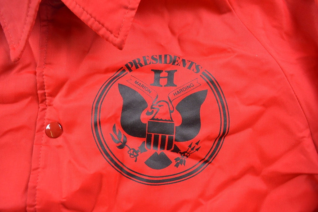 Vintage 1970s Chalk Line Presidents Snap Button Windbreaker Jacket