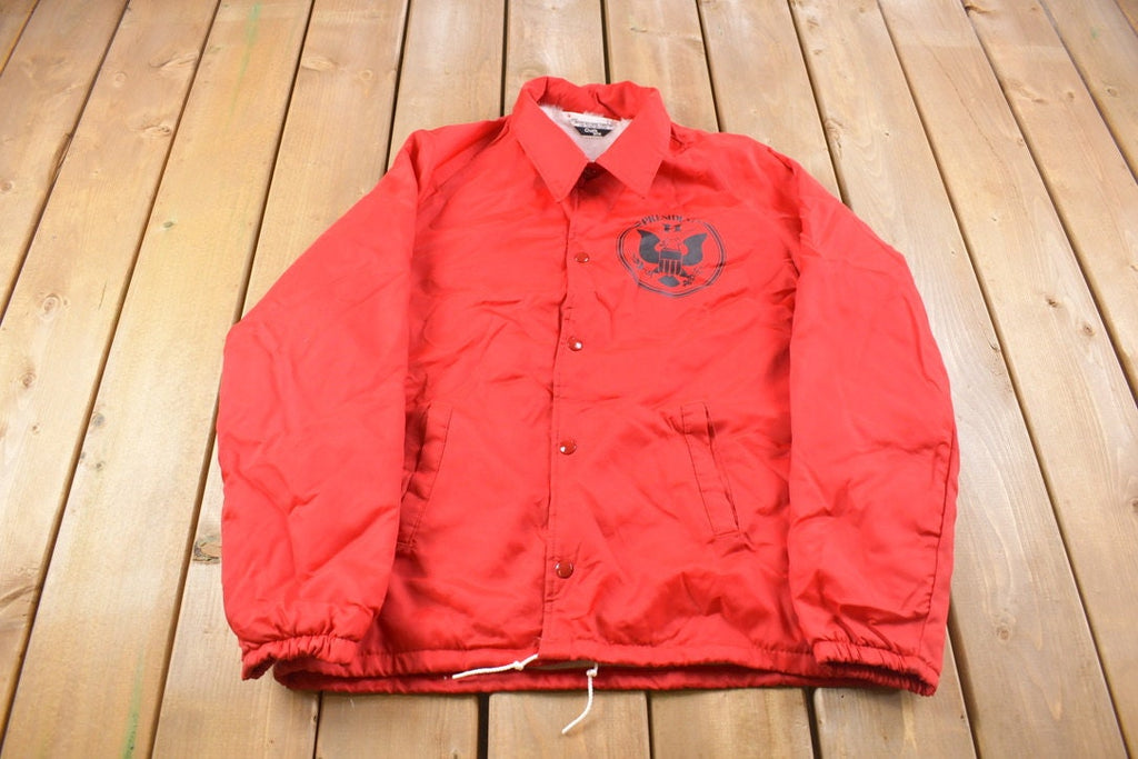 Vintage 1970s Chalk Line Presidents Snap Button Windbreaker Jacket