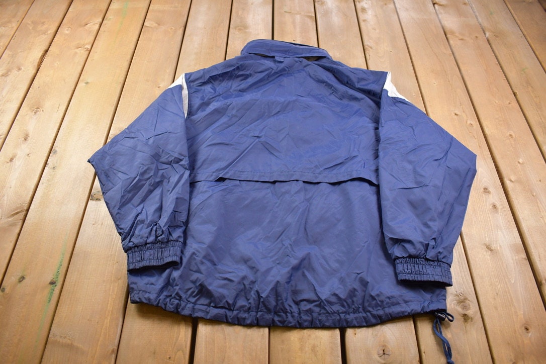 Vintage 1990s Nike Full Zip Mid Swoosh Windbreaker Jacket
