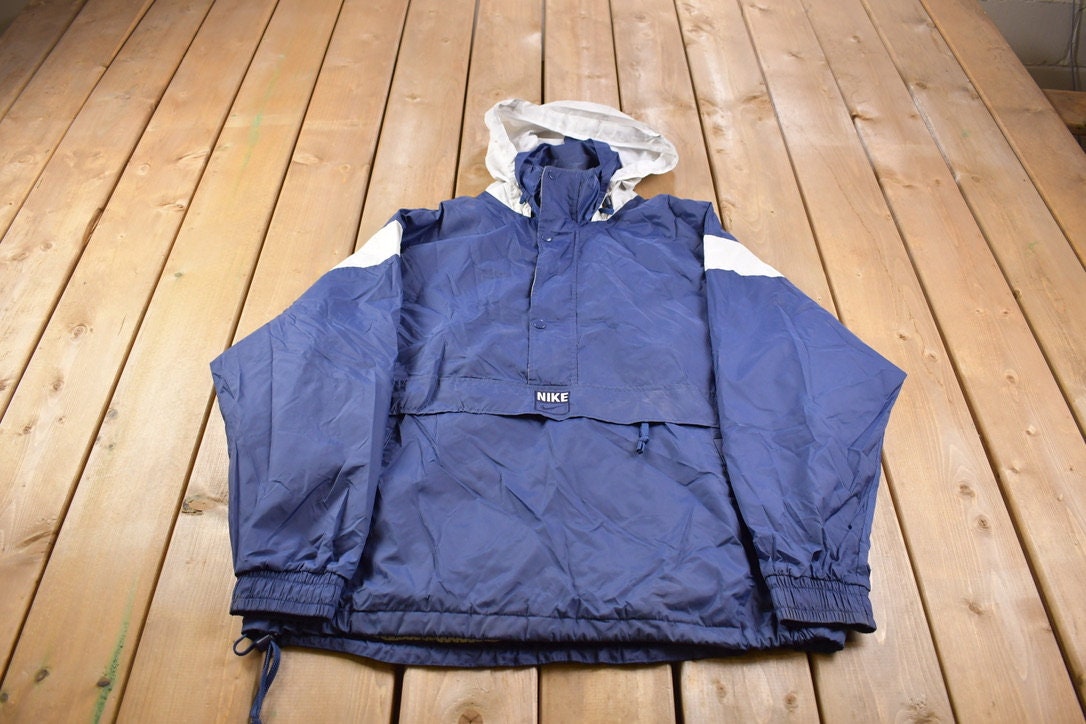 Vintage 1990s Nike Full Zip Mid Swoosh Windbreaker Jacket