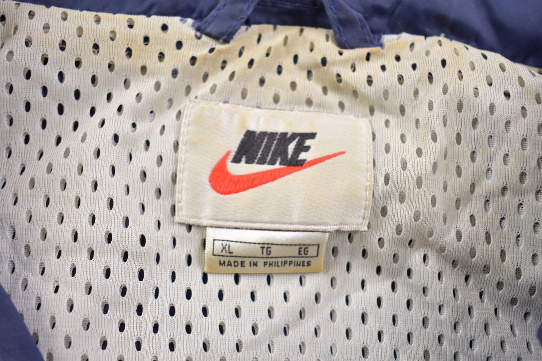 Vintage 1990s Nike Full Zip Mid Swoosh Windbreaker Jacket
