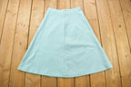 Vintage 1960s Women's Striped Polo Shirt & Skirt Set Size 10