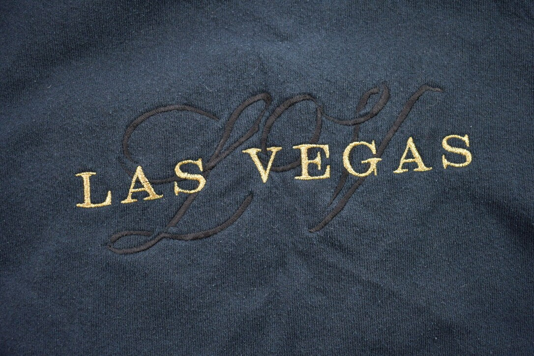 Vintage 1990s Las Vegas Crewneck Sweatshirt / 90s Crewneck / Souvenir Sweater / Streetwear / Travel And Vacation / 90s Las Vegas Crewneck