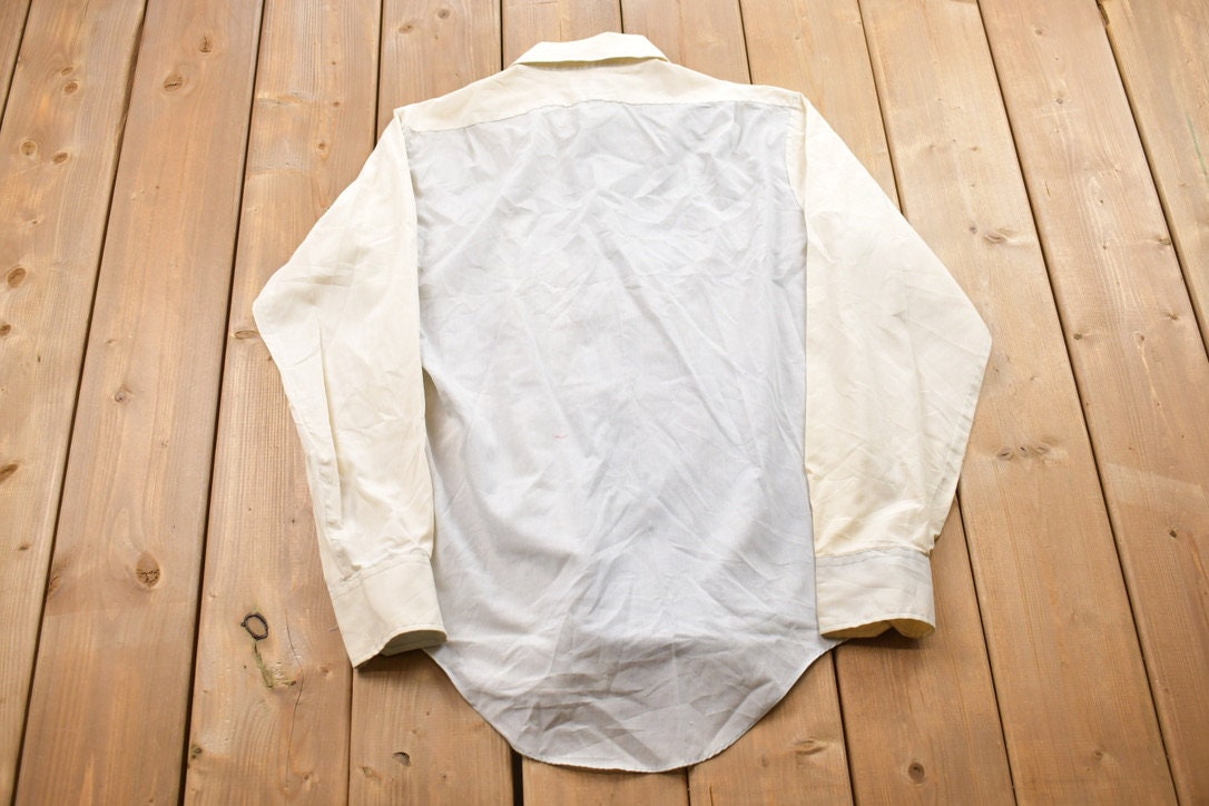 Vintage 1970s David Homsan Color Block Button Up Shirt
