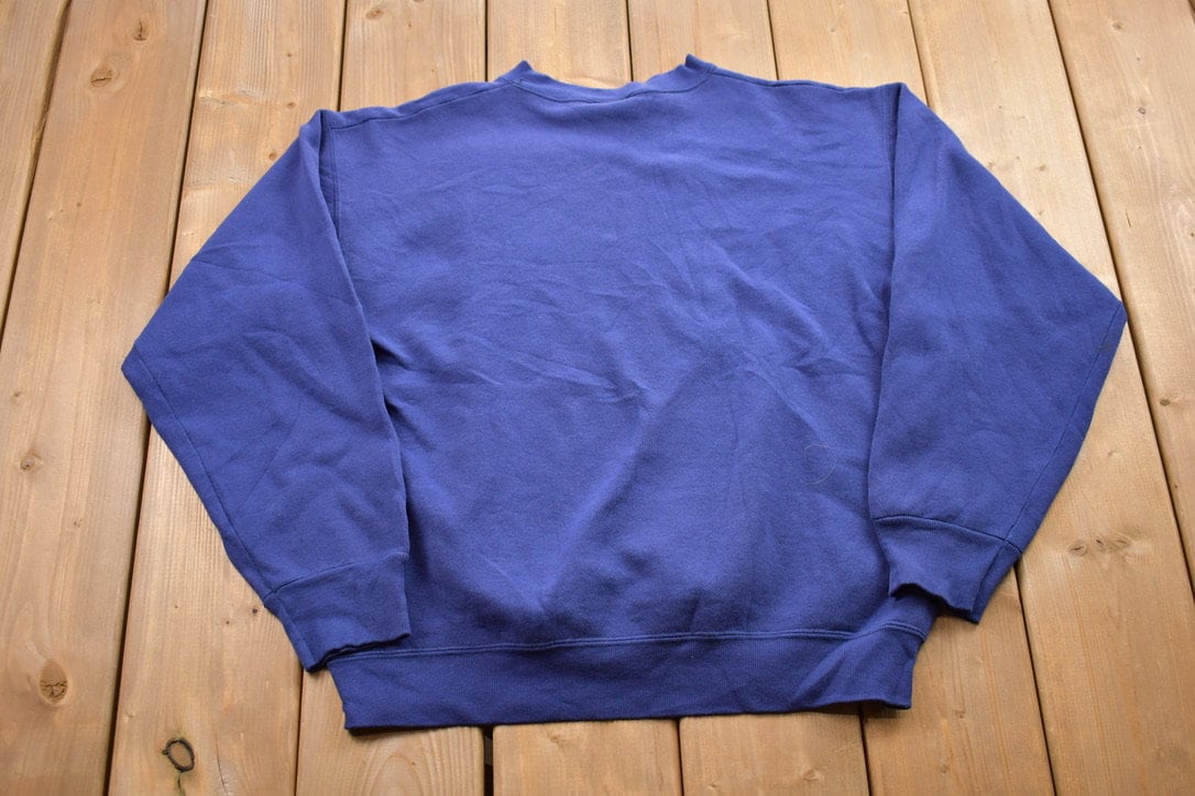 Vintage 1990s Tultex Blank Crewneck Sweatshirt / 90s Crewneck / Made In USA / Essential / Streetwear / 90s Blank / 90s Tultex Crewneck