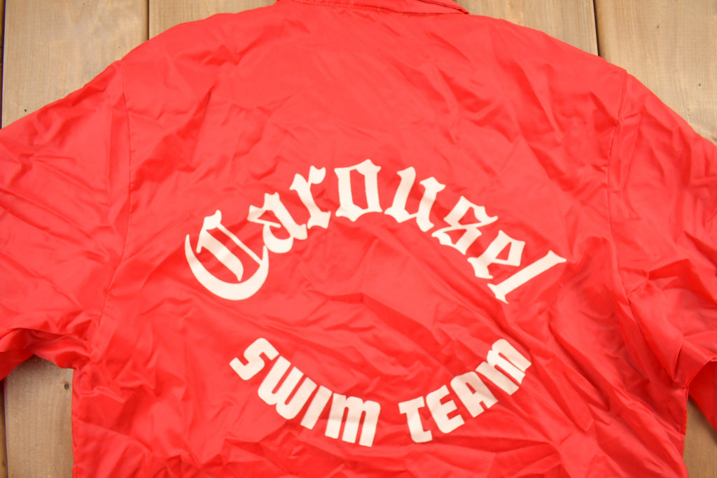 Vintage 1970s Carousel Swim Team Windbreaker