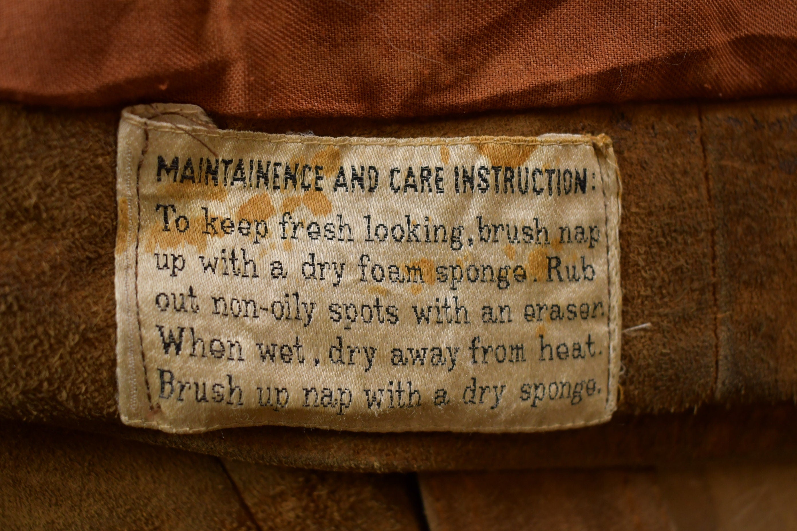 Vintage 1960s Fur Collar Leather Jacket Fall Outerwear