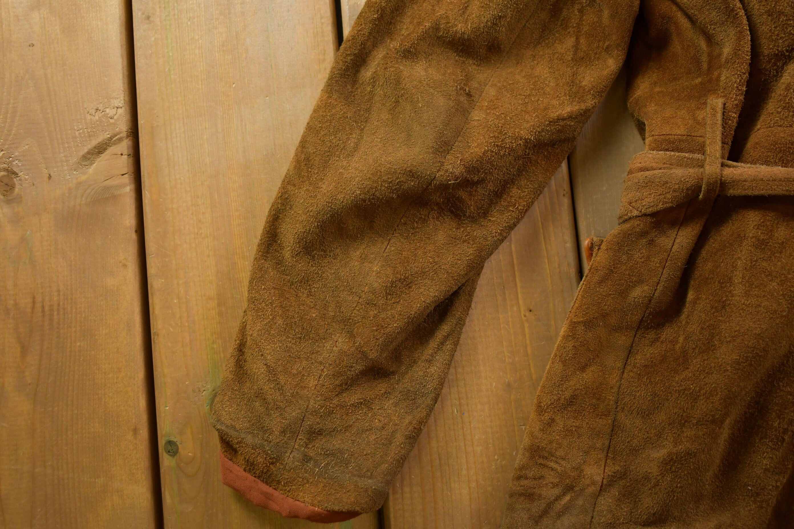 Vintage 1960s Fur Collar Leather Jacket Fall Outerwear