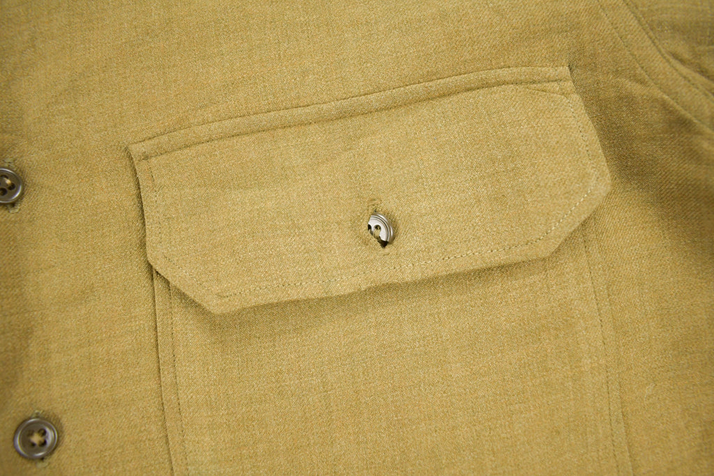 Vintage 1940s British Military Button Up Shirt