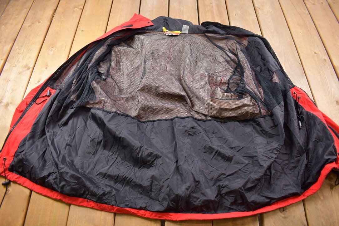 Vintage 1990s Marlboro Mesh Lined Windbreaker Jacket