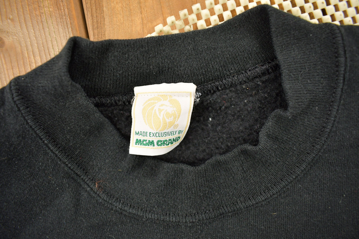 Vintage 1993 MGM Grand Las Vegas Casino Crewneck Sweatshirt / Made In USA / Souvenir Sweater / Embroidered / Travel And Vacation